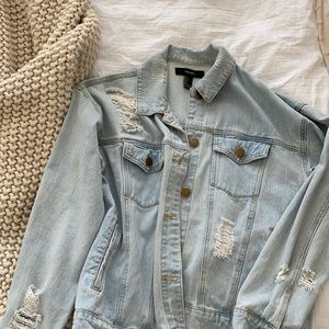Distressed Denim Jacket
